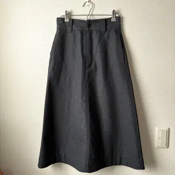 MHL. 울코튼 A라인 스커트 사이즈 0