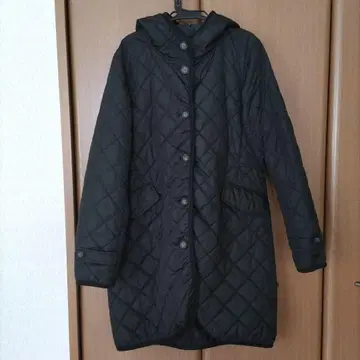 AFTERNOONTEA WARDROBE 퀼팅 코트 블랙