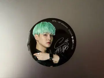 BTS SUGA Agust D 윤기 캔뱃지 SK telecom
