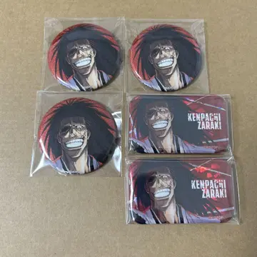 BLEACH WORLD CYN 홀로그램 가공 스퀘어 캔뱃지 자라키 켄파치