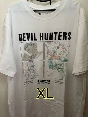 체인소 맨 T셔츠 XL 사이즈 유니클로