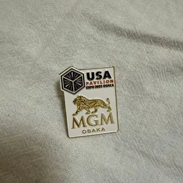 초레어! 오사카 간사이 만박 미국관 MGM 핀 배지