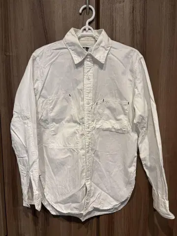 engineered garments 화이트 긴팔 셔츠 XS