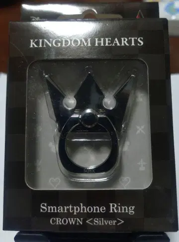 KINGDOM HEARTS 스마트폰 반지 크라운 실버