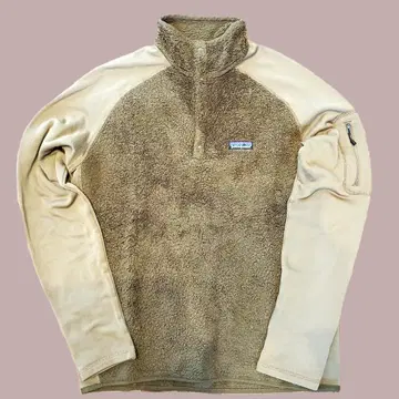 [ 새상품급 ] patagonia 파타고니아 플리스 하프 지퍼 베이지 M