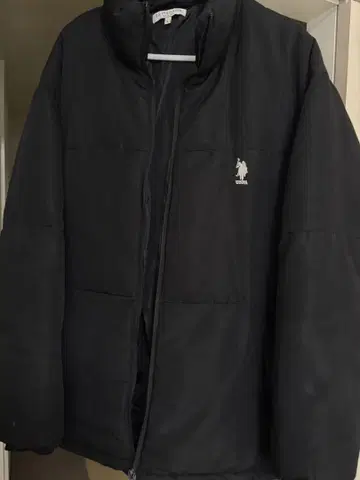 U.S. POLO ASSN. 블랙 다운 자켓 L