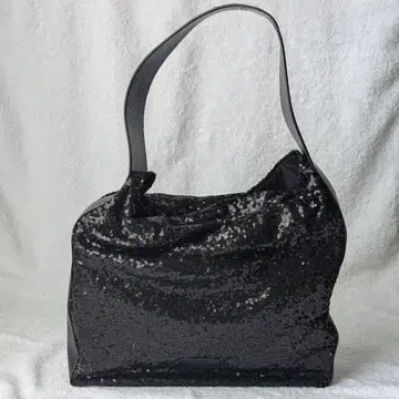 [ 새상품급 ] 소니아 리키엘 SONIA RYKIEL 스팽글 블랙 토트백