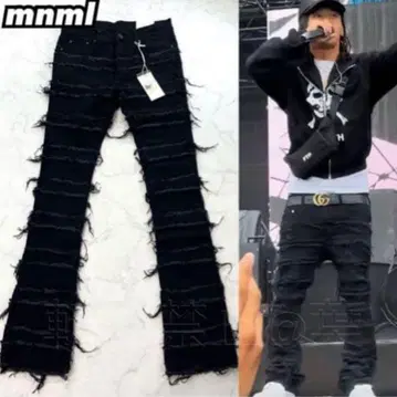 mnml 블랙 스키니 데님 31
