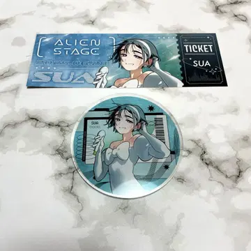 에이스테 스아 ALIENSTAGE Gratte 아크릴 코스터 특전