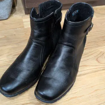 사이드 고어 부츠 23.5cm 블랙