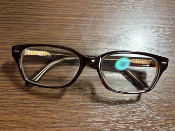 RayBan 다크 브라운 스퀘어형 안경