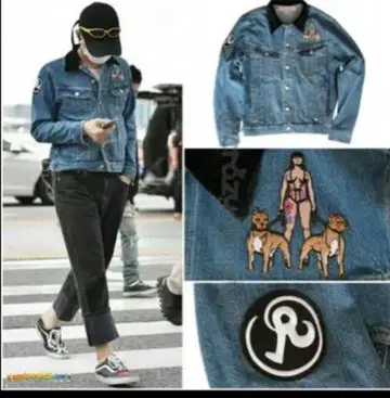 가격 인하 Richardson 데님 자켓 지드래곤 착용