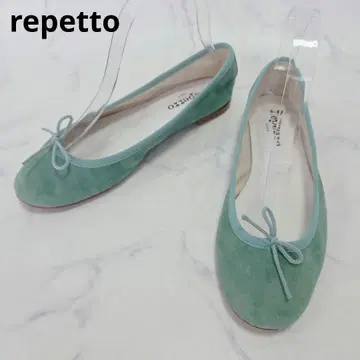레페토 repetto 민트 그린 발레 슈즈 플랫 펌프스 38