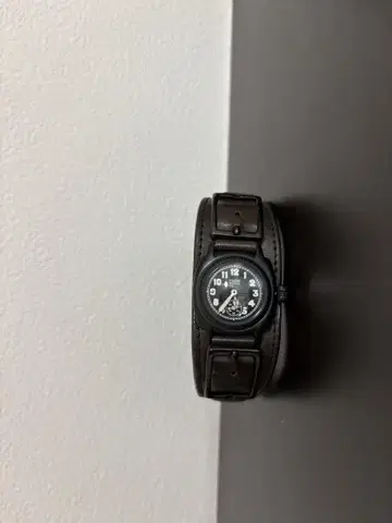 VAGUE WATCH CO. 손목시계 쿠션 스몰 리스트 밴드 블랙 브라운