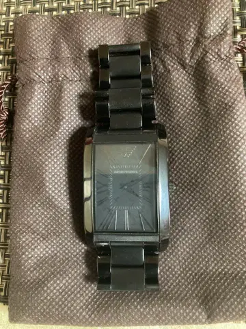 엠포리오 아르마니 블랙 손목시계 (배터리 방전) AR2064