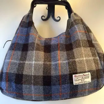 Harris Tweed x Art-Direct 체크 무늬 숄더백