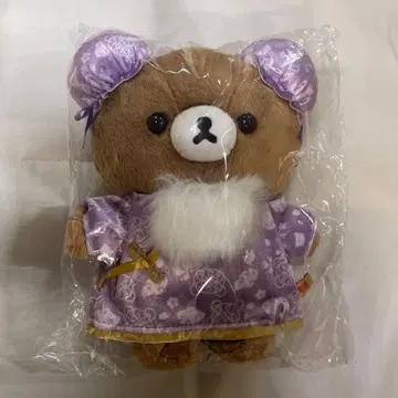 리락쿠마 봉제 인형 보라색 약 20cm