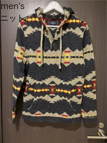 American Eagle Outfitters 니트 후드티 후드 부착