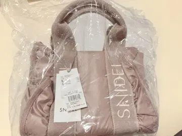 SNIDEL 핑크 나일론 숄더백