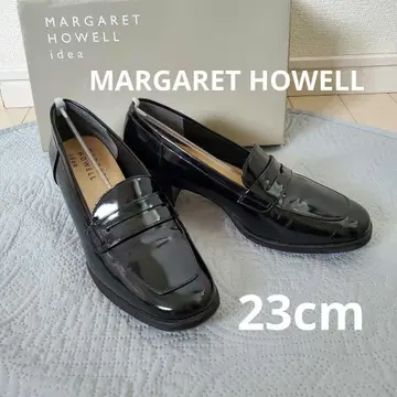 마가렛 하우엘 힐업 페니 로퍼 블랙 23cm