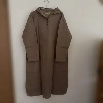 koti koti 후드 부착 브라운 롱 원피스 M~L