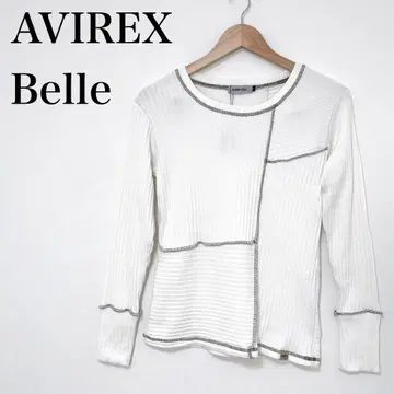 [새상품] AVIREX 상의 긴팔 랜덤 리브 밀리터리 상의 S