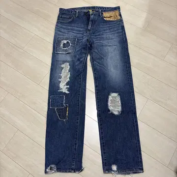 스와거 가공 데님