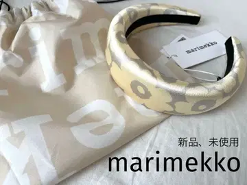 미사용 새상품, 새상품급 marimekko 플라워 패턴 헤어밴드