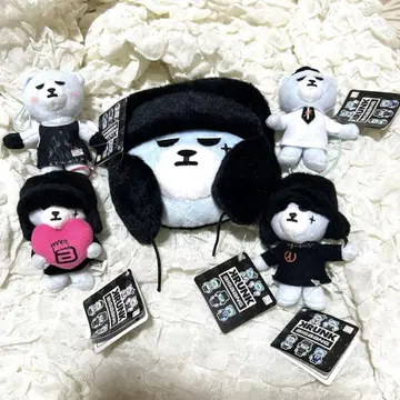 KRUNK x BIGBANG 봉제 인형 마스코트 묶음 판매