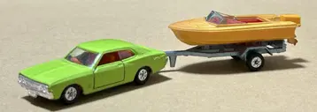 토미카 닛산 로럴 야마하 보트 2대 세트