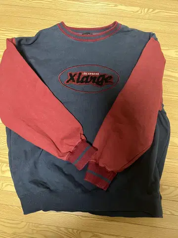 XLARGE 네이비/레드 트레이닝복 XL