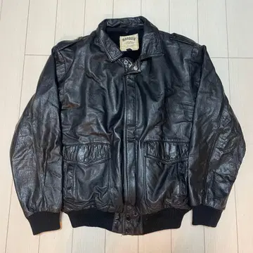 MARQUIS 가죽 플라이트 자켓 A-2 소가죽 빈티지 일본제