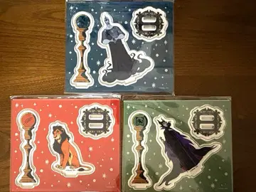 해피 복권 디즈니 빌런즈 아크릴 스탠드 하데스 스카 말레피센트