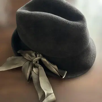 DEUXIEME CLASSE 다크 브라운 울 리본
