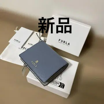 새상품 - FURLA 블루 접이식 지갑