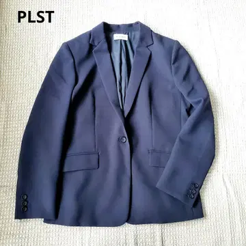 PLST 테일러드 자켓 네이비 폴리에스테르 100% L 사이즈