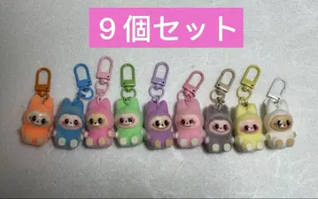 LABUBU 라브브 키링 9체 세트