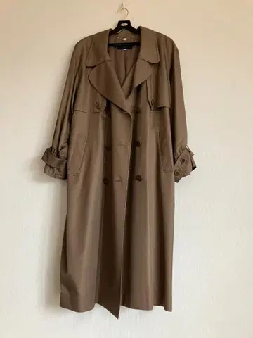 레리안 실크 트렌치코트