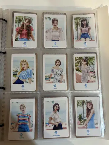 TWICE 트레이딩 카드 10장 세트 popup 팝업