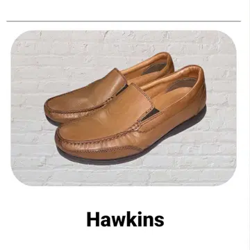 Hawkins 브라운 가죽 슬립온