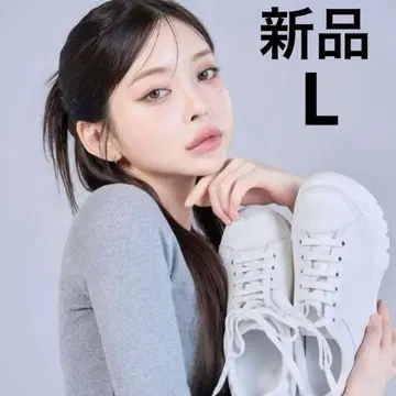 스즈키 아미 ami 스니커즈 화이트 L 새상품