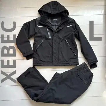 XEBEC  562 방한 블루종 560 방한 바지 블랙 L