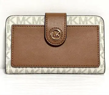 Michael Kors 접이식 지갑 모노그램 패턴