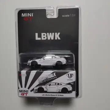LibertyWalk MINI GT Nissan GT-R 화이트 레어