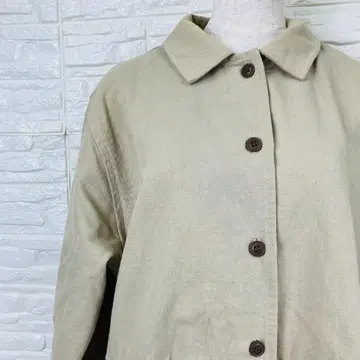 Samansa Mos2 베이지 셔츠 원피스 사이즈 F 마 혼방 루즈핏