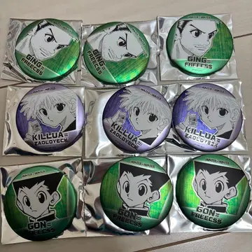 헌터헌터 데이 컬렉션 캔뱃지 키루아 곤 진