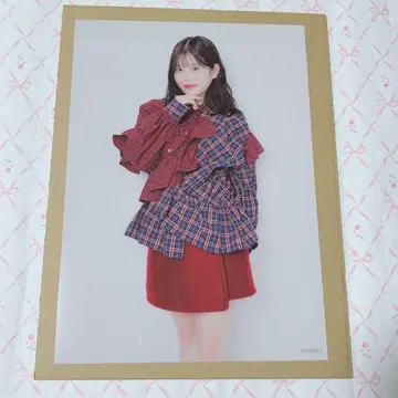 FRUITS ZIPPER 츠키아시 아마네 A4 클리어 포스터 라쿠텐 복권