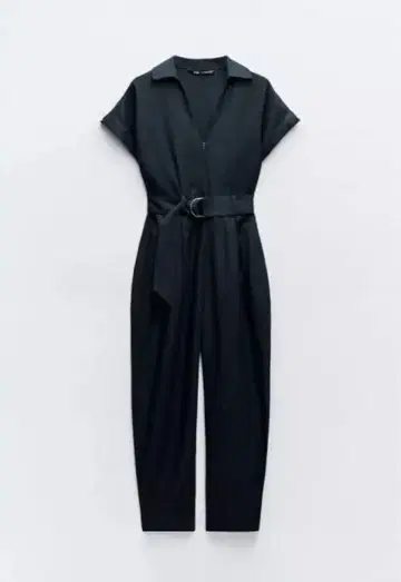 ZARA 린넨 블렌드 점프수트