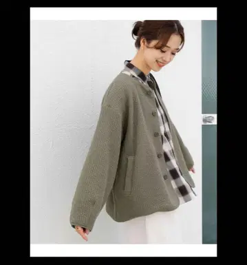 어반 리서치 도어스 퀼트 노카라 자켓 DOORS