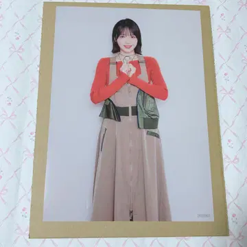 FRUITS ZIPPER 진세이 스즈카 A4 클리어 포스터 라쿠텐 복권